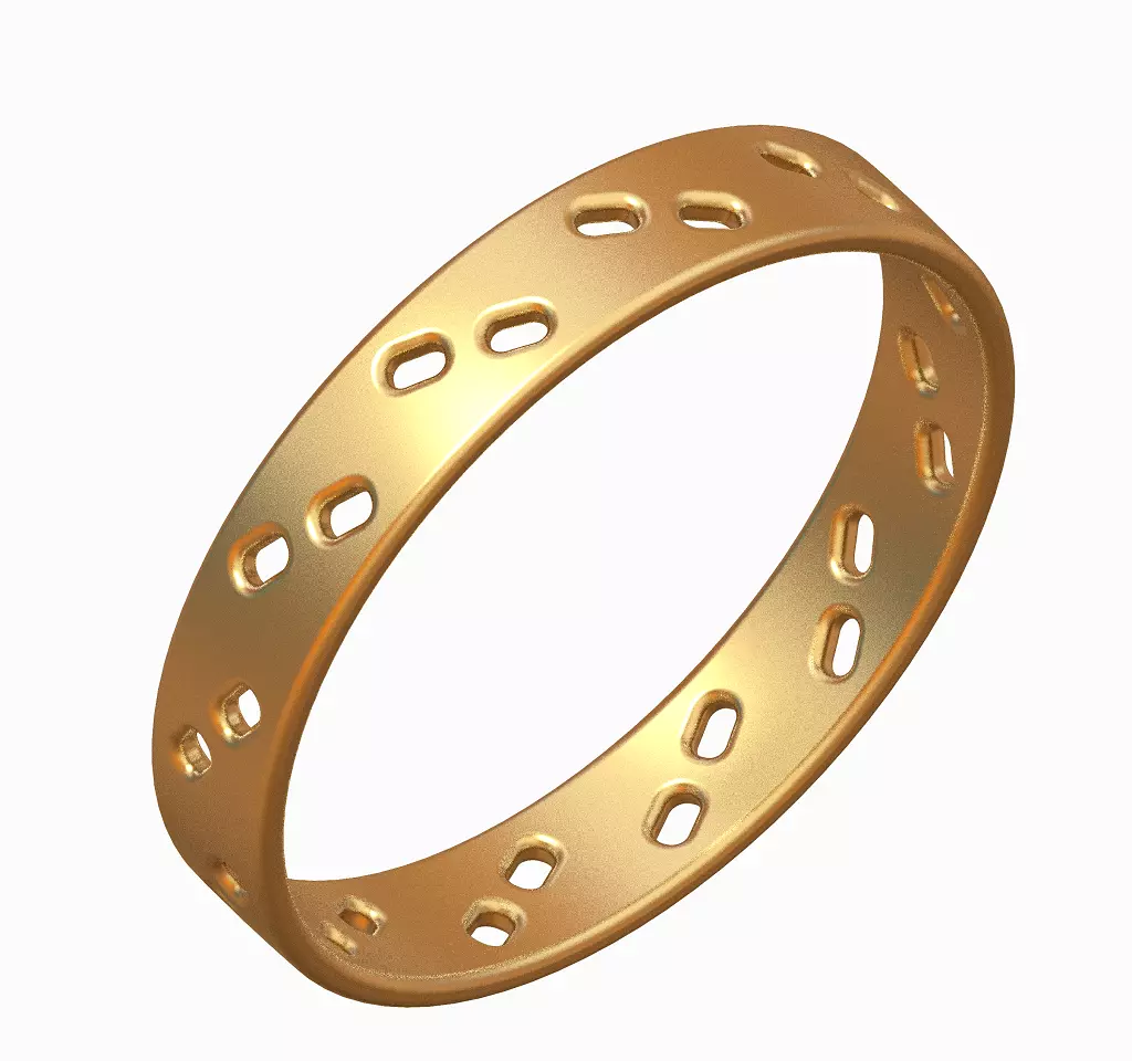 Dazzling Exquisite Bangle 3D print model_0