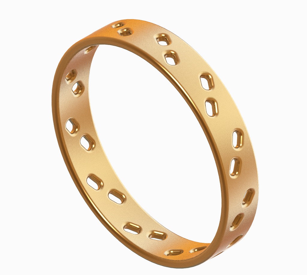 Dazzling Exquisite Bangle 3D print model_1