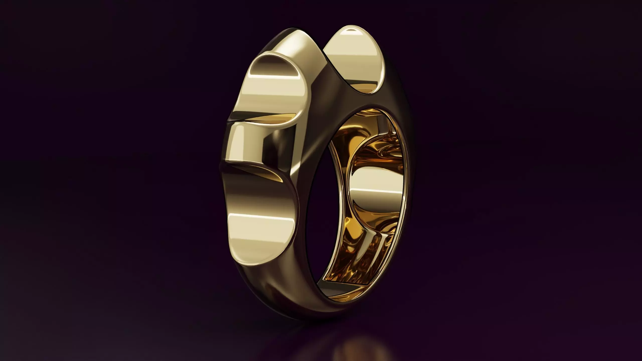 free form ring N07 3D print model