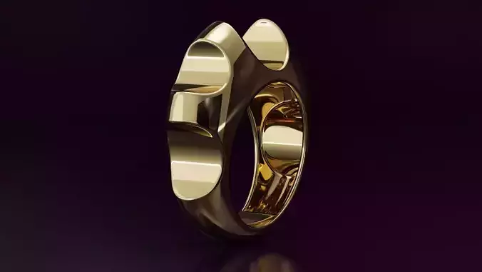 free form ring N07