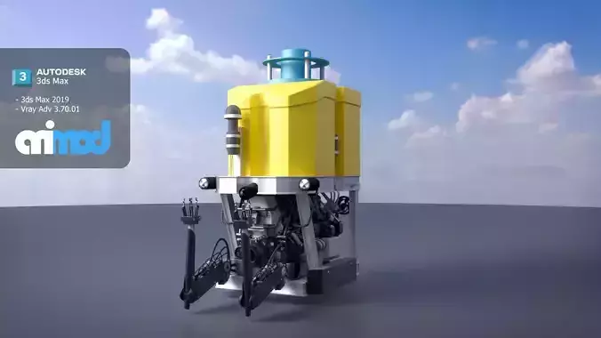 Robot Diver 3D model
