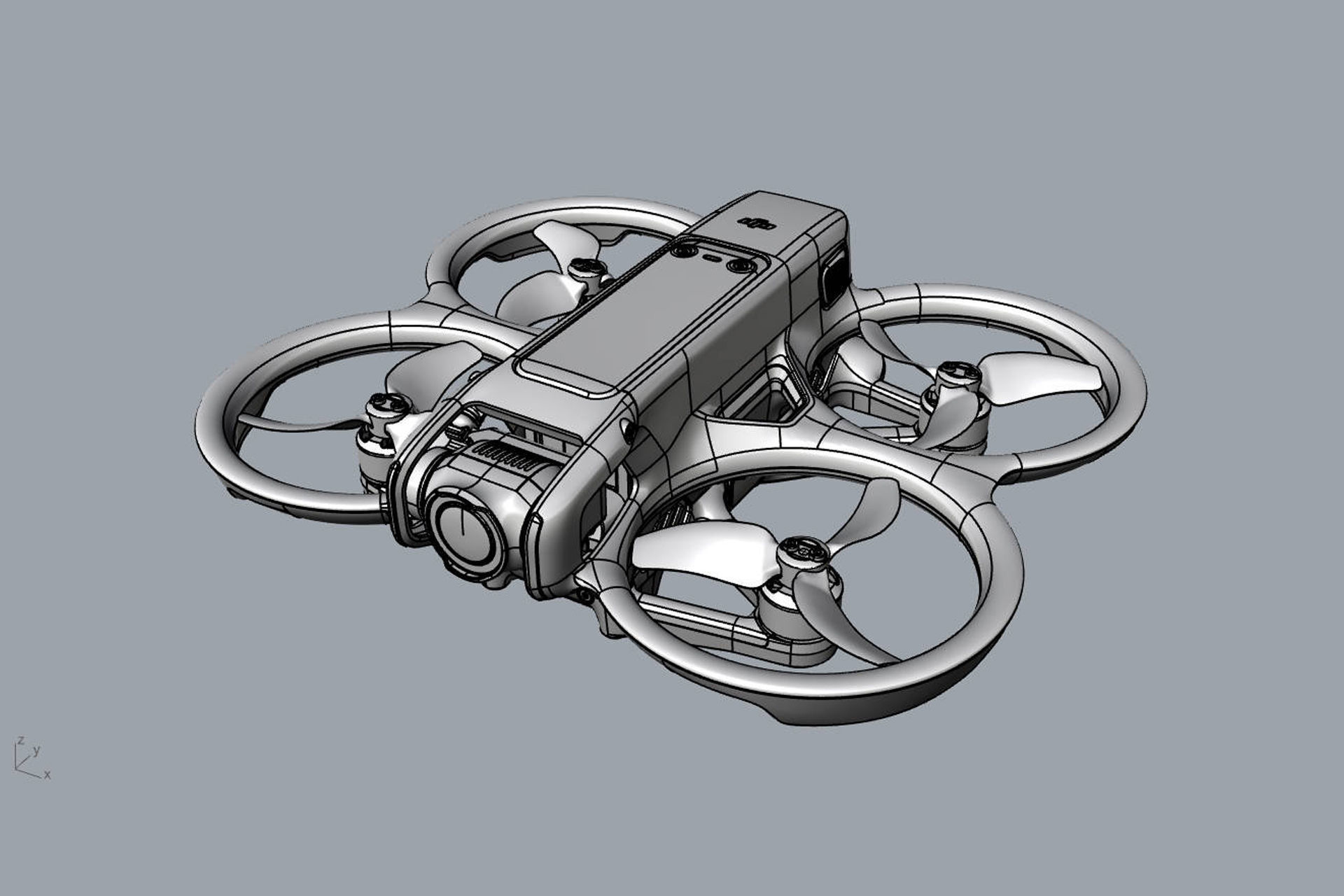 DJI Avata 2 Drone 3D model_15