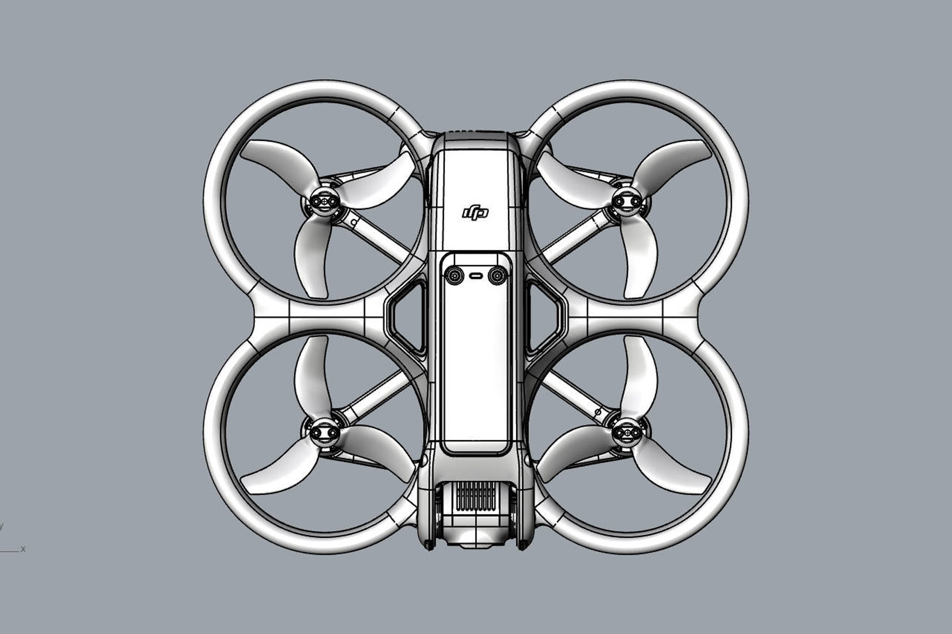 DJI Avata 2 Drone 3D model_12
