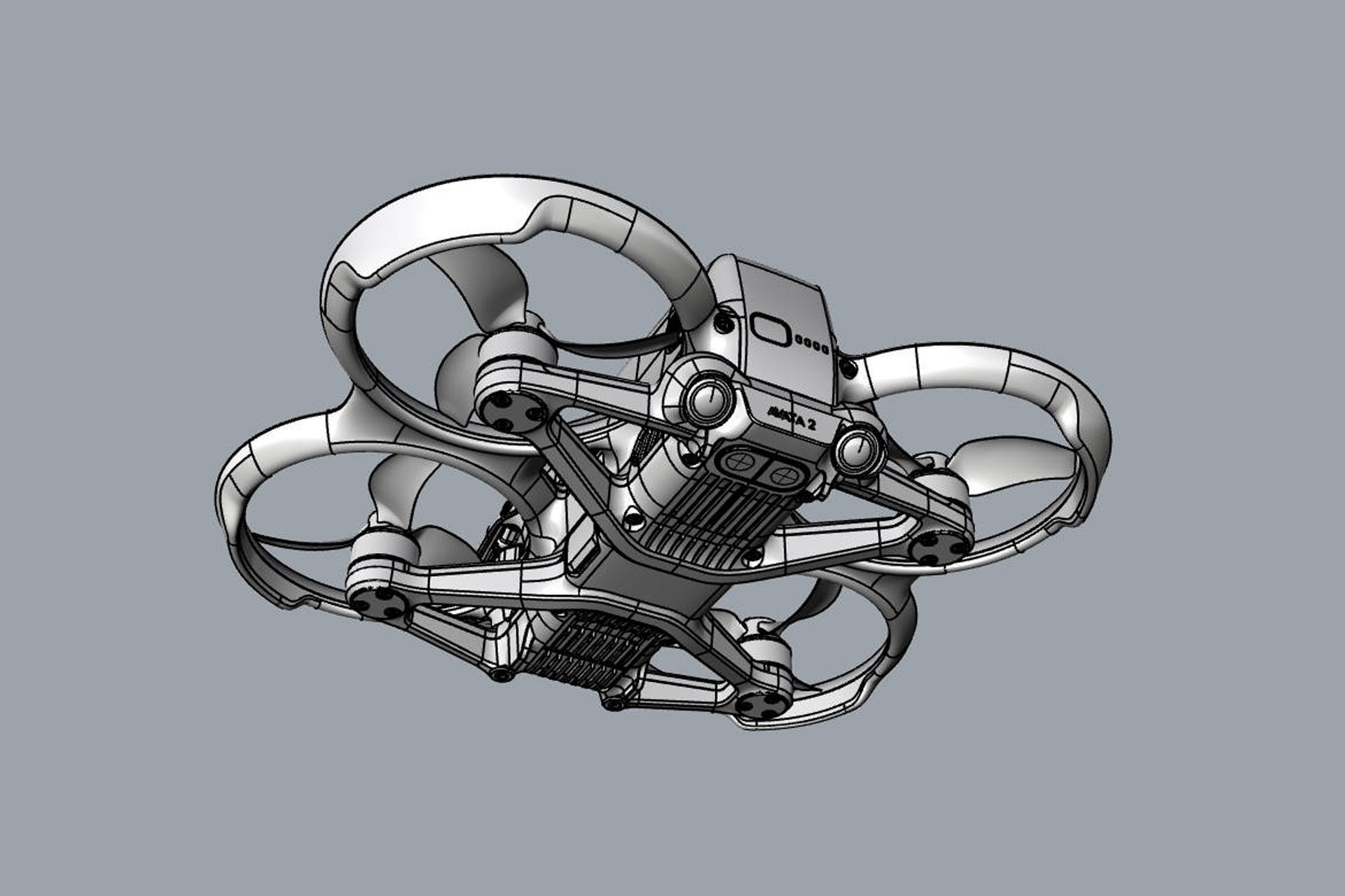 DJI Avata 2 Drone 3D model_18