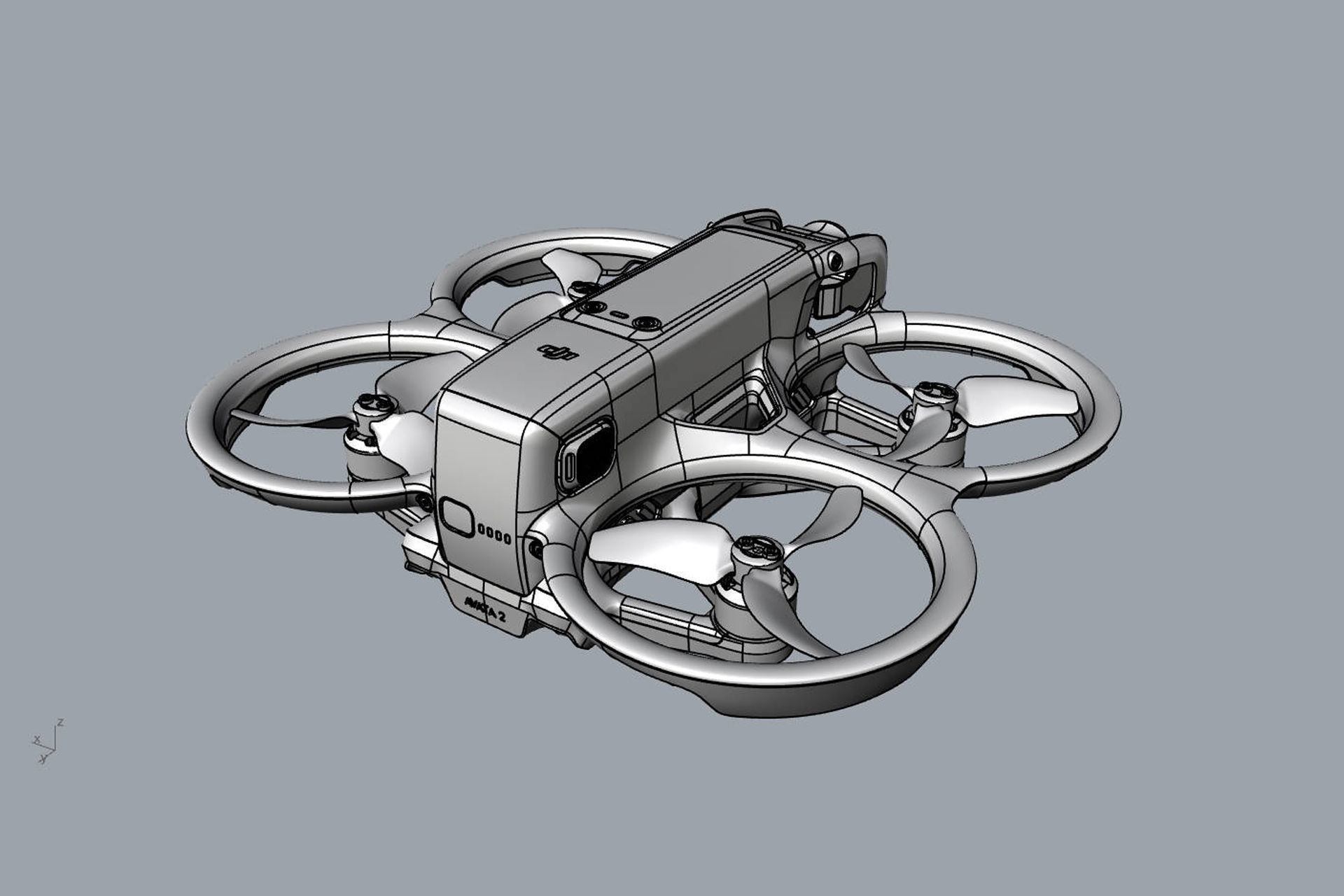DJI Avata 2 Drone 3D model_17