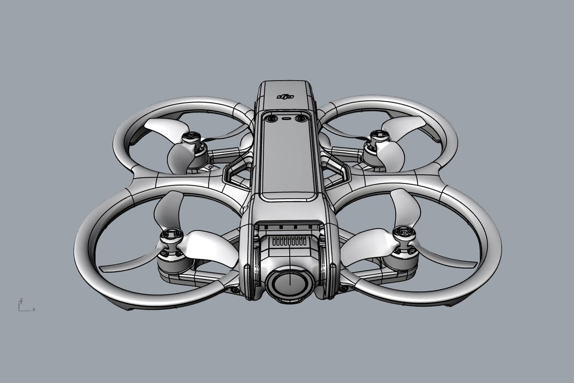 DJI Avata 2 Drone 3D model_14