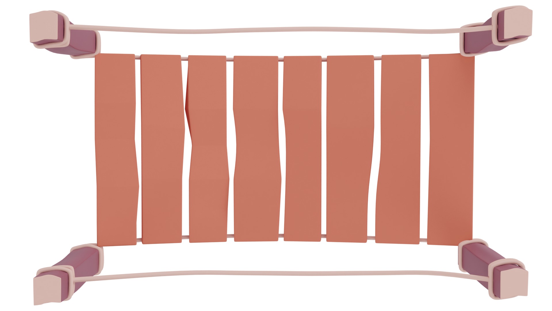 Cartoon Bridge Low-poly 3D model_8