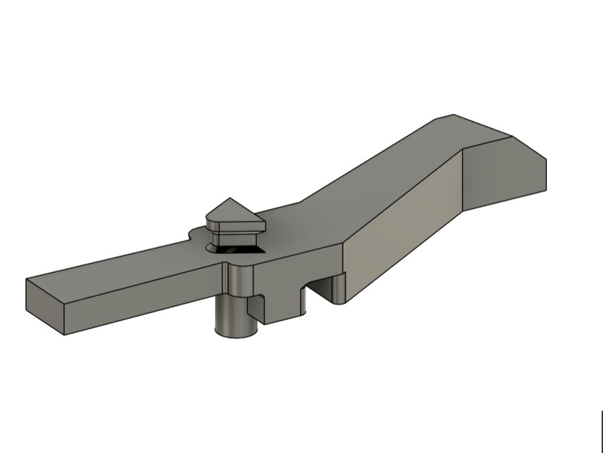 3D model Turn signal lock for Volvo V50 3D print model_1