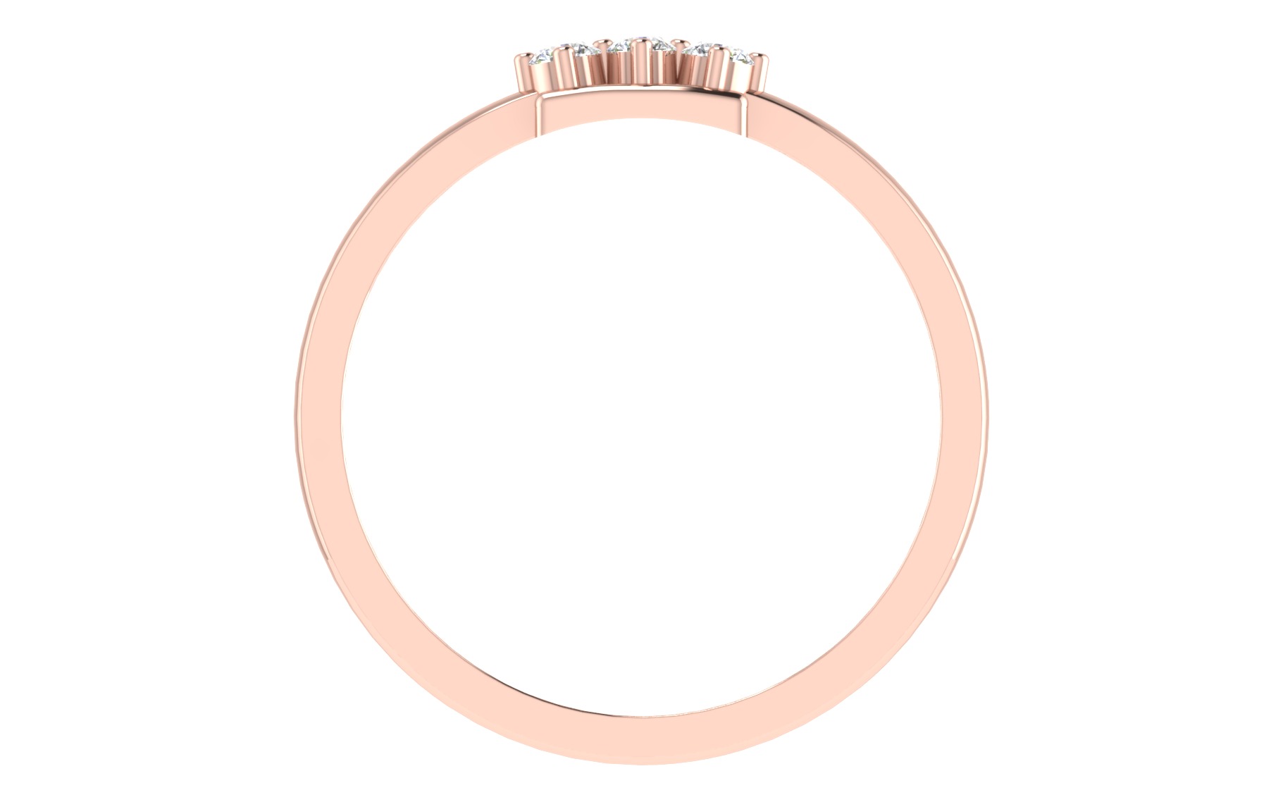 Women Ring Render 3dm STL OBJ FBX  3D print model_4