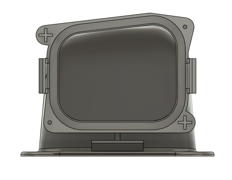 Air intake Renault Traffic Vivaro Nissan 3D print model_2