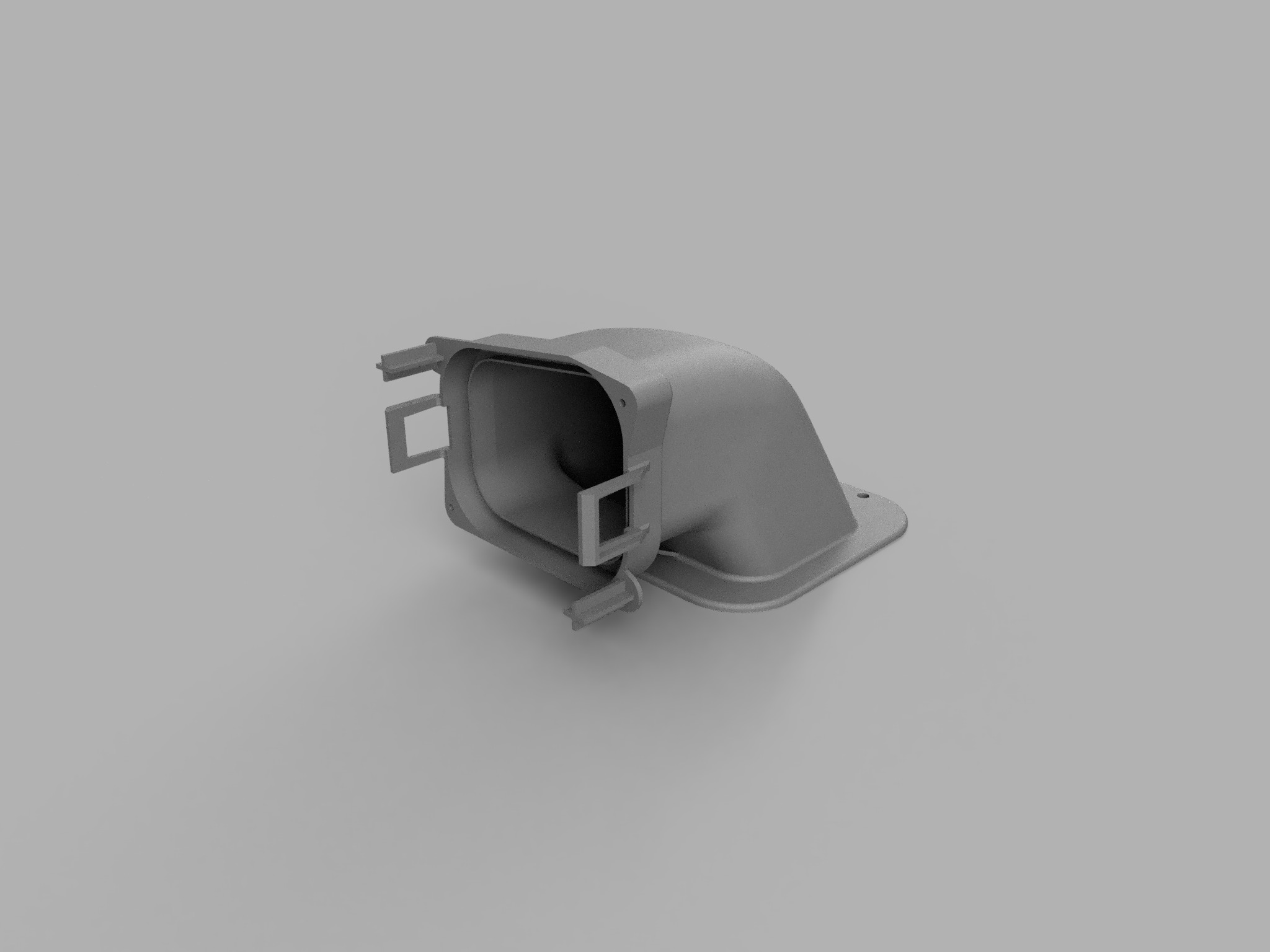Air intake Renault Traffic Vivaro Nissan 3D print model_4