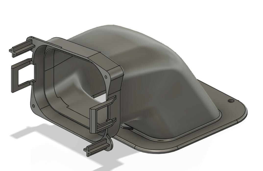Air intake Renault Traffic Vivaro Nissan 3D print model_1