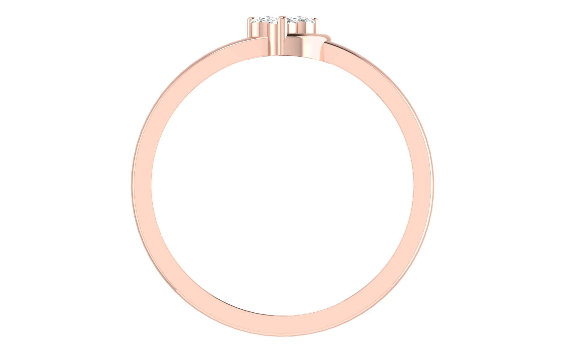 Women Ring Render 3dm STL OBJ FBX Details 3D print model_4