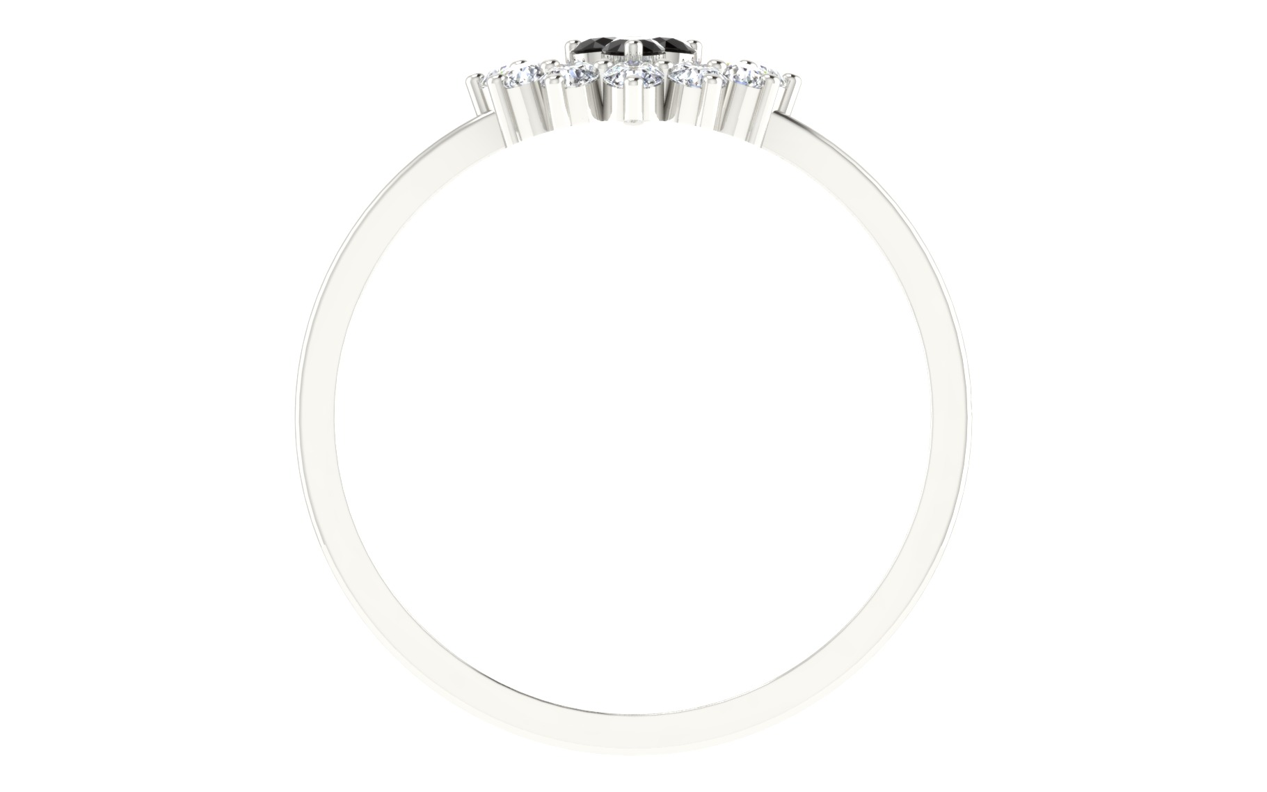 Women Ring Render 3dm STL OBJ FBX Details 3D print model_4