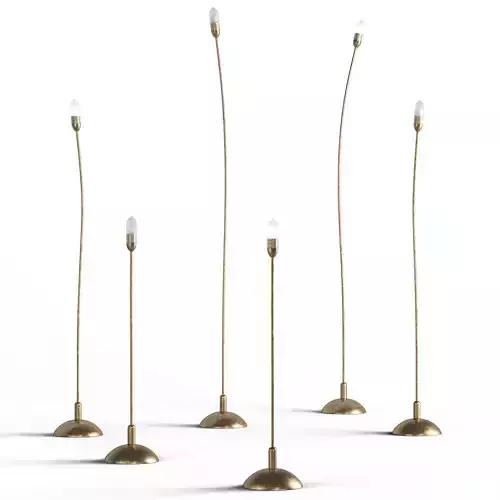 ZAVA MINI Brass Floor Lamp