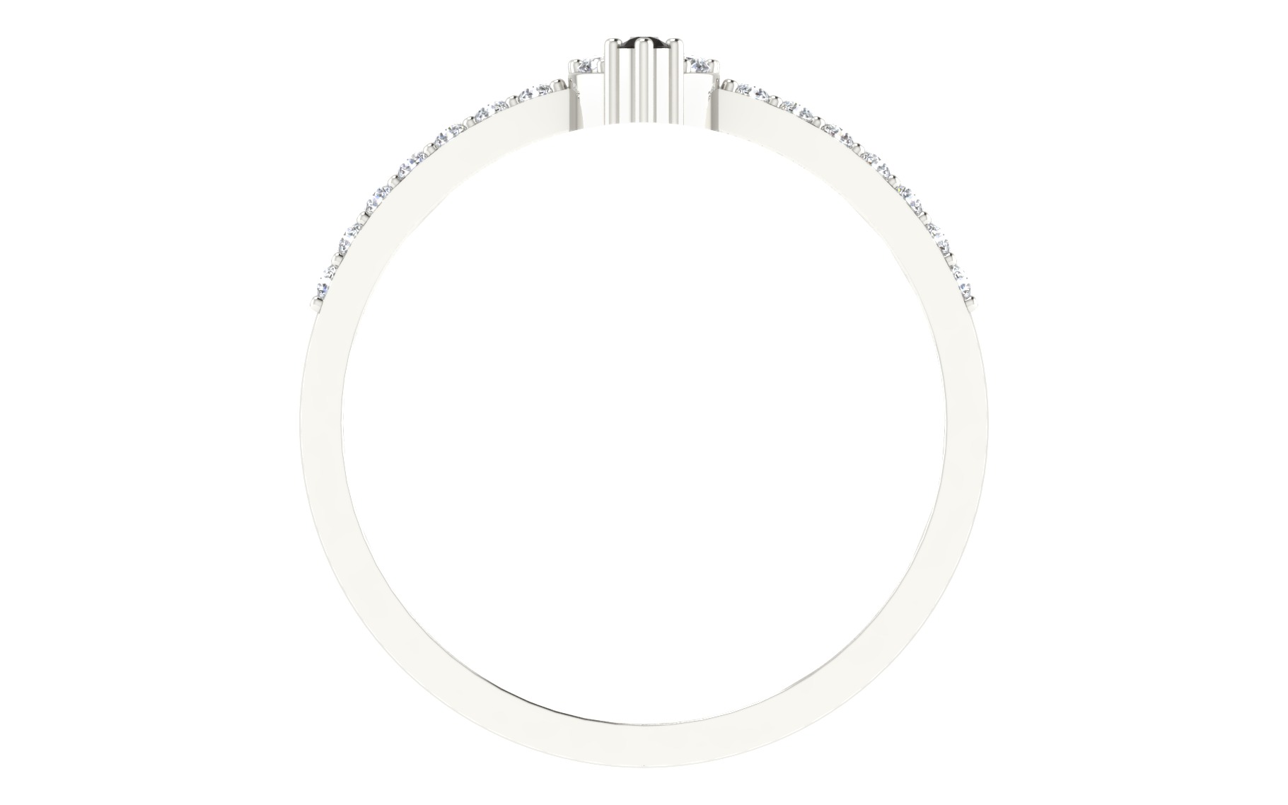 Women Ring Render 3dm STL OBJ FBX  3D print model_4