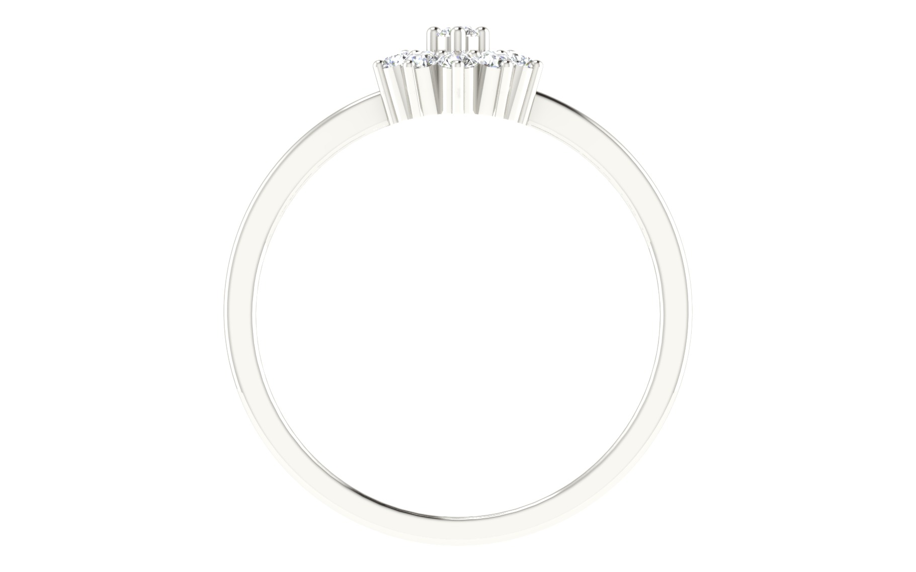 Women Ring Render 3dm STL OBJ FBX 3D print model_4