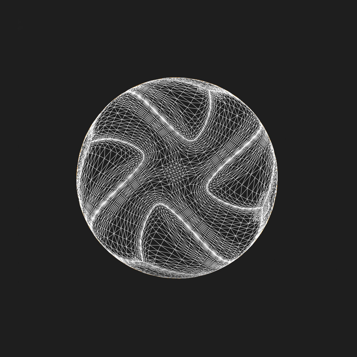 Brazuca Soccer Ball 3D model_8