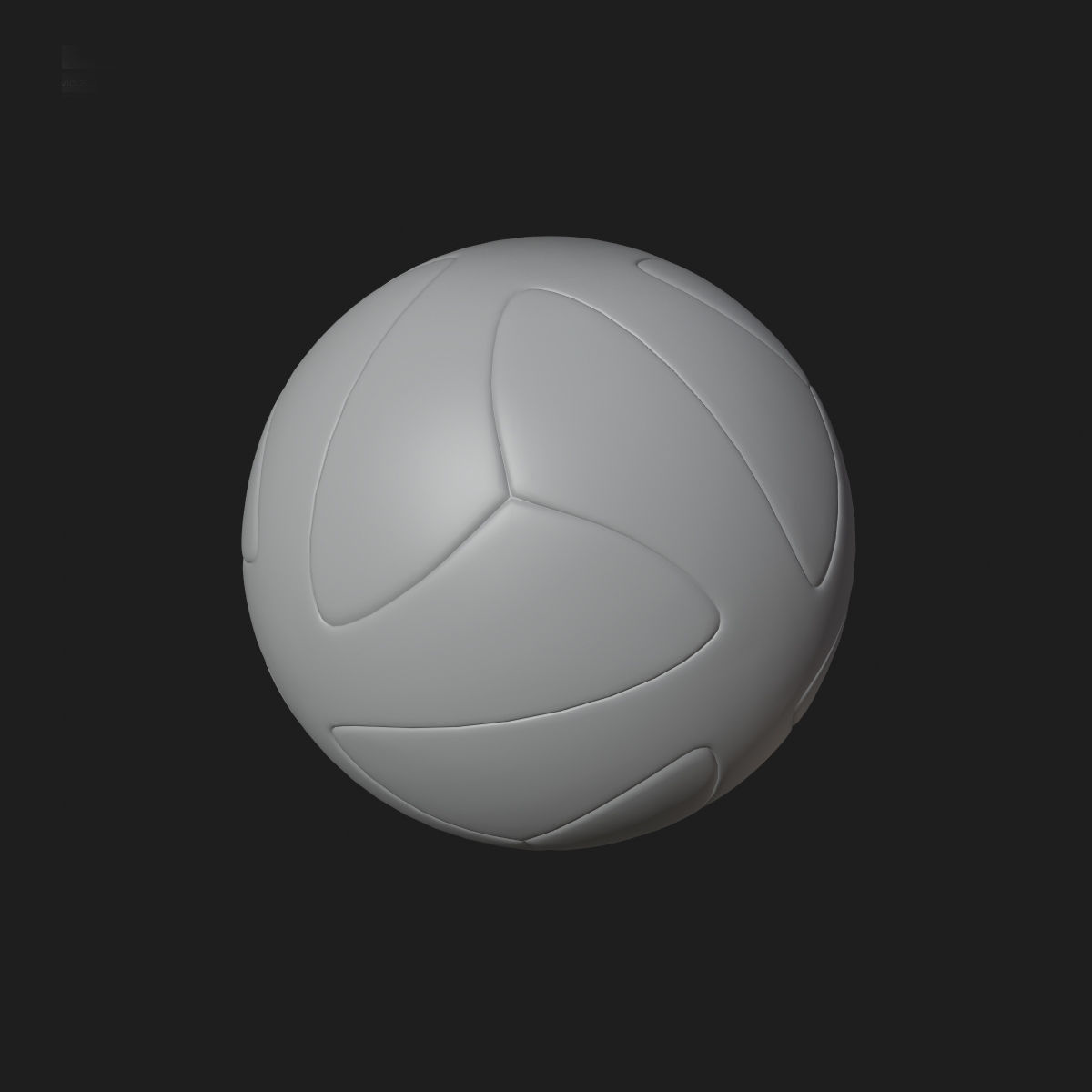 Brazuca Soccer Ball 3D model_5