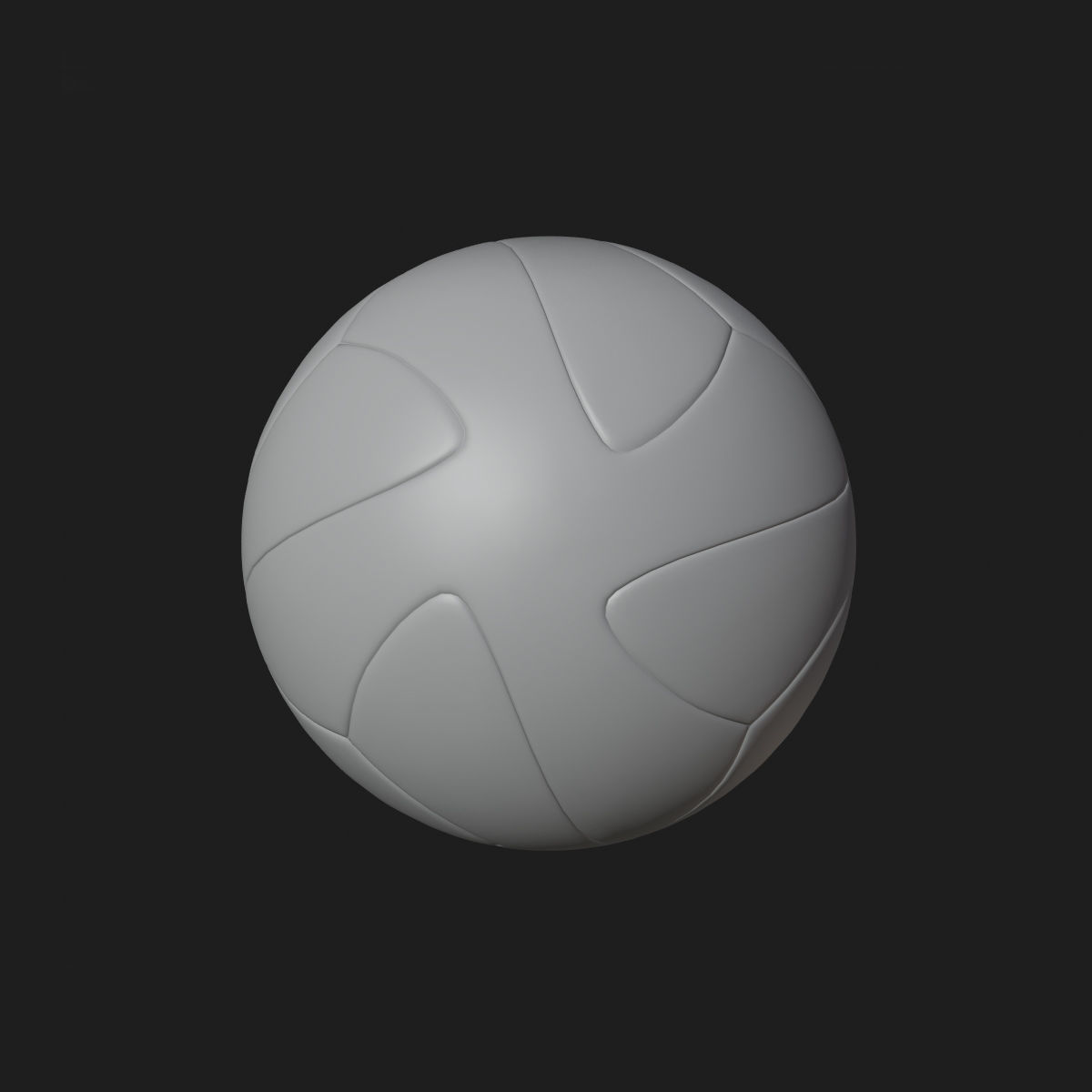 Brazuca Soccer Ball 3D model_6