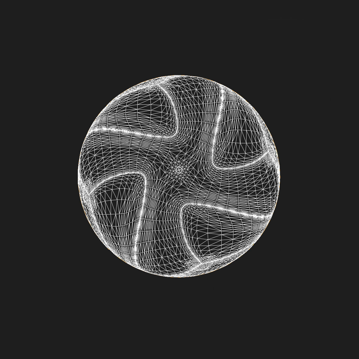 Brazuca Soccer Ball 3D model_9