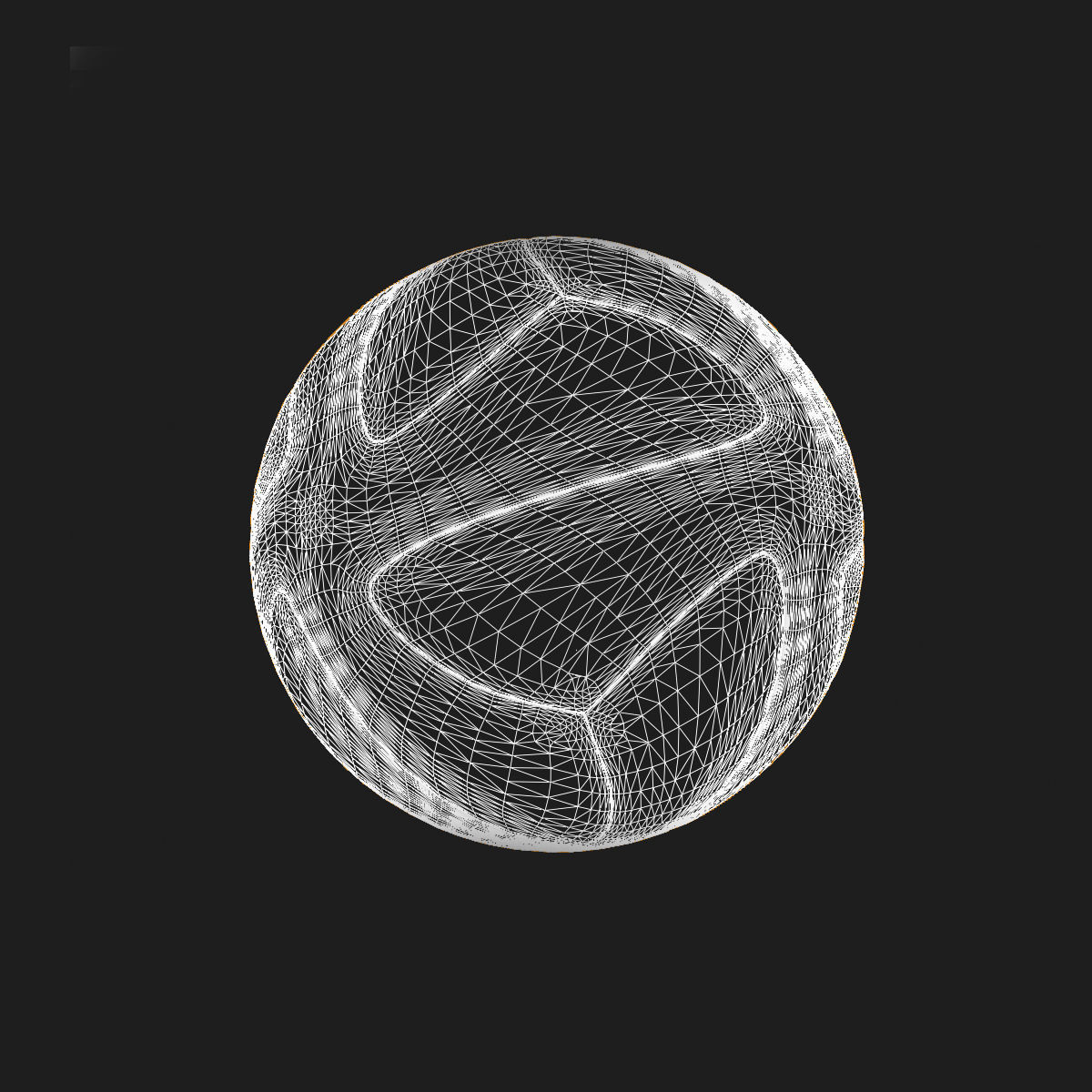 Brazuca Soccer Ball 3D model_1