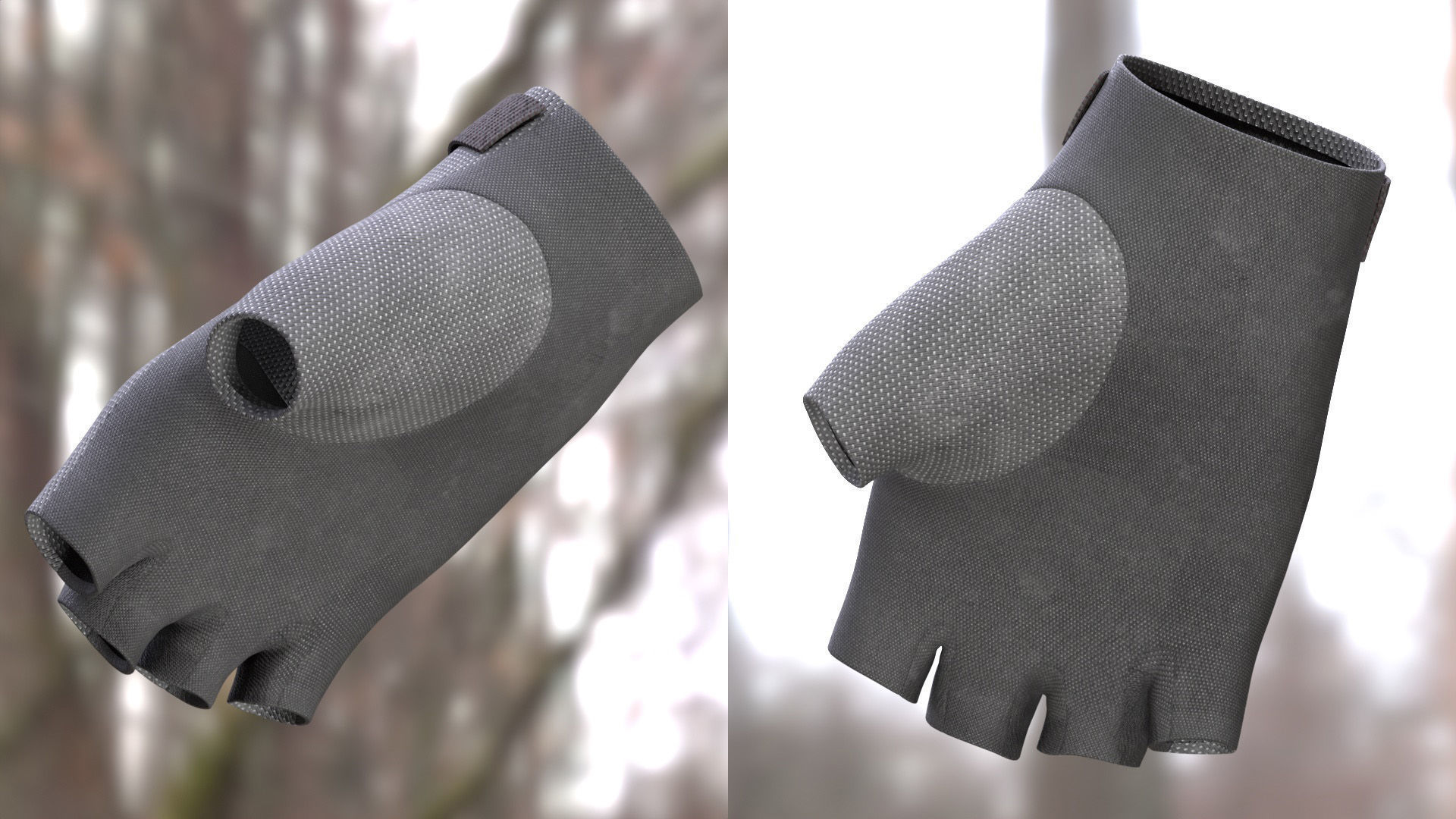 Gloves 18 - All MH Bodies - UE5 Skeletons - Rigged Low-poly 3D model_5