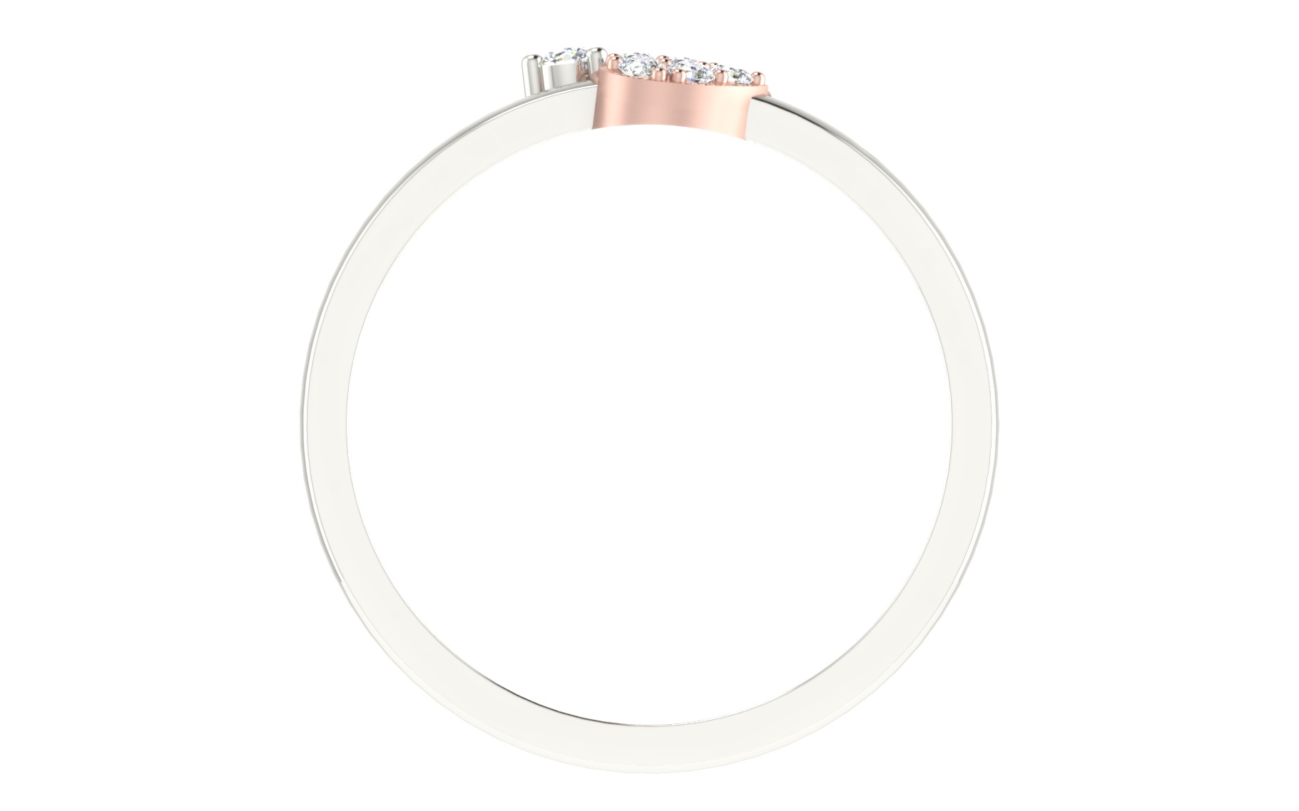 Women Ring Render 3dm STL OBJ FBX  3D print model_4