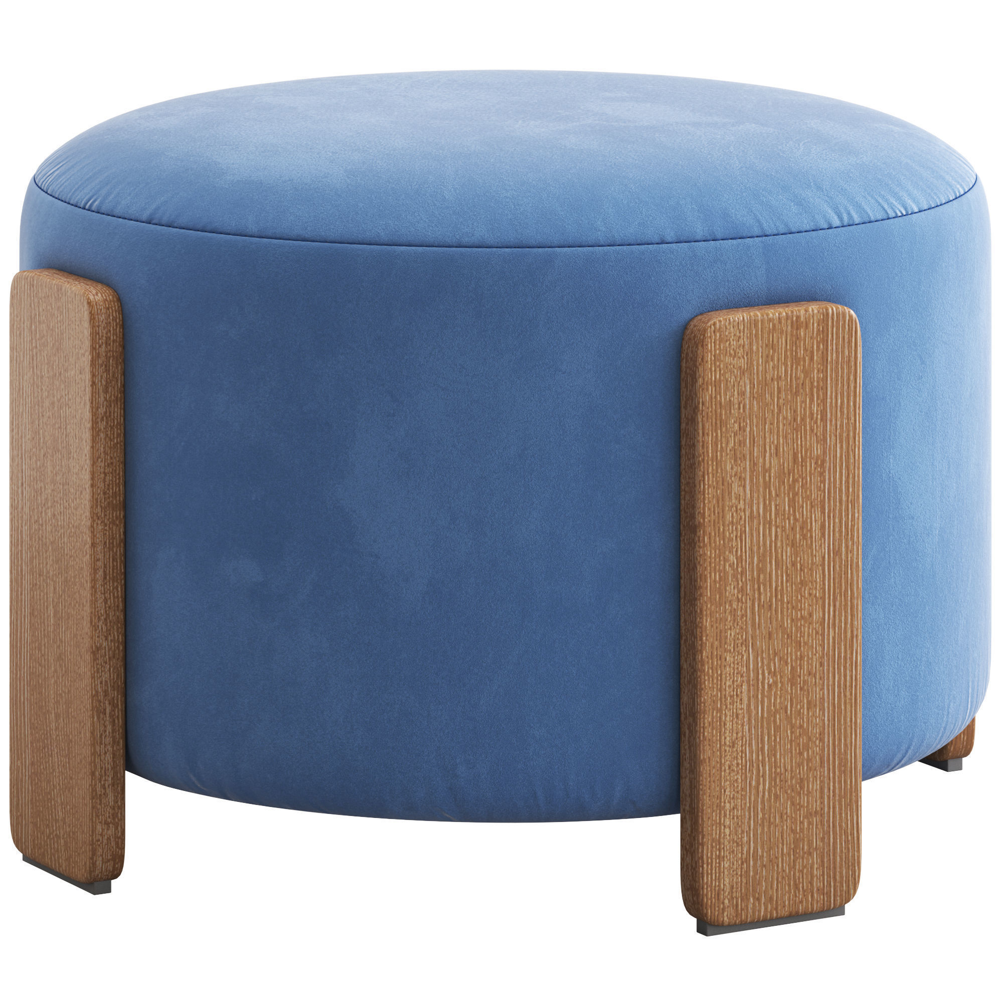 CB2 Bea Ottoman 3D model_1