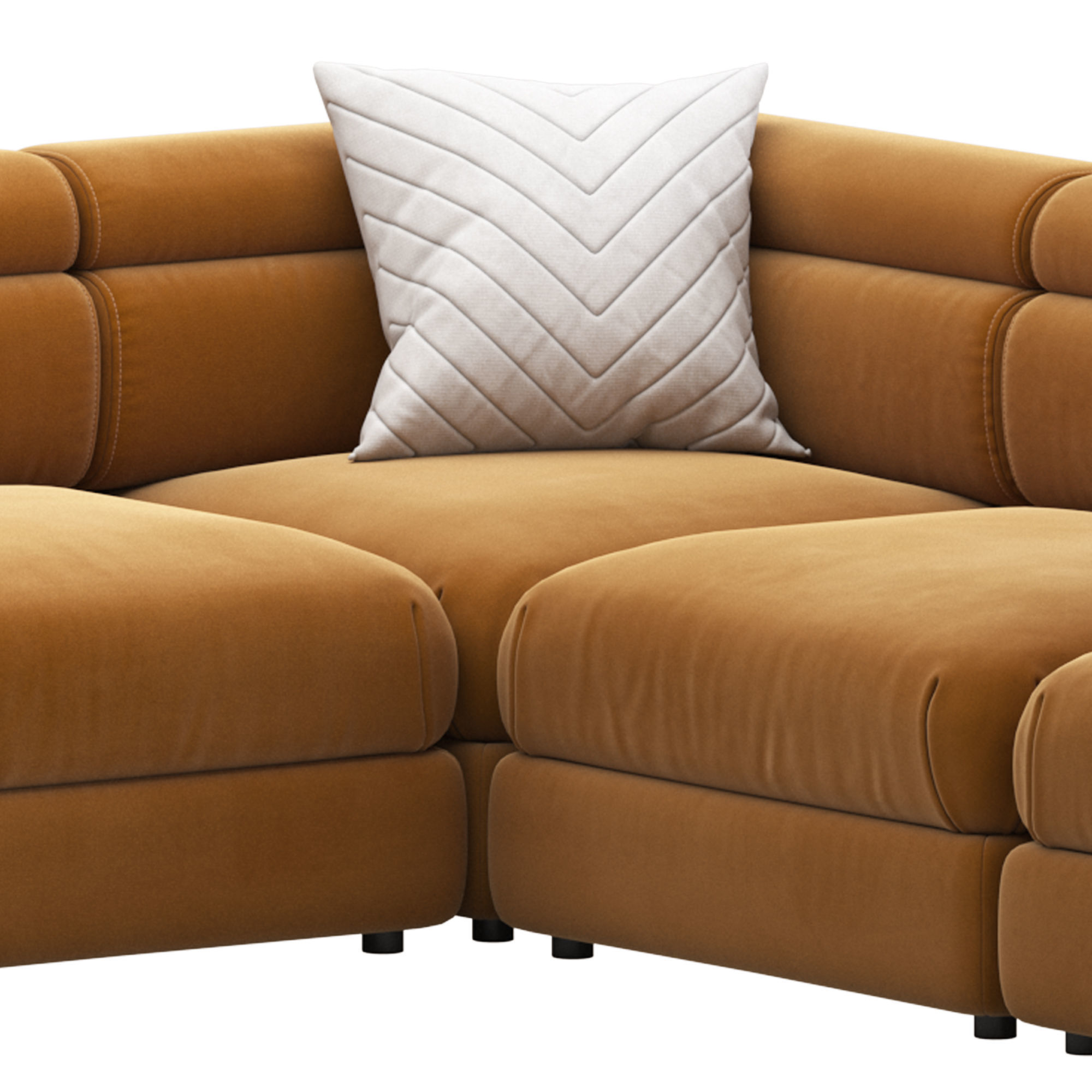 CB2 Imbu Sectional Sofa 3D model_3