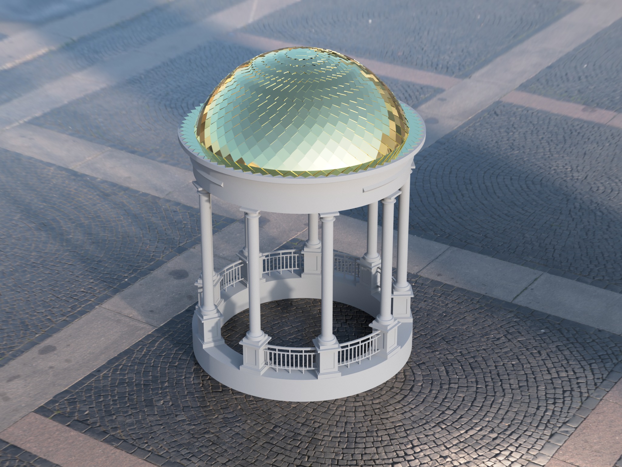 3D model of Gazebo 3D model_1