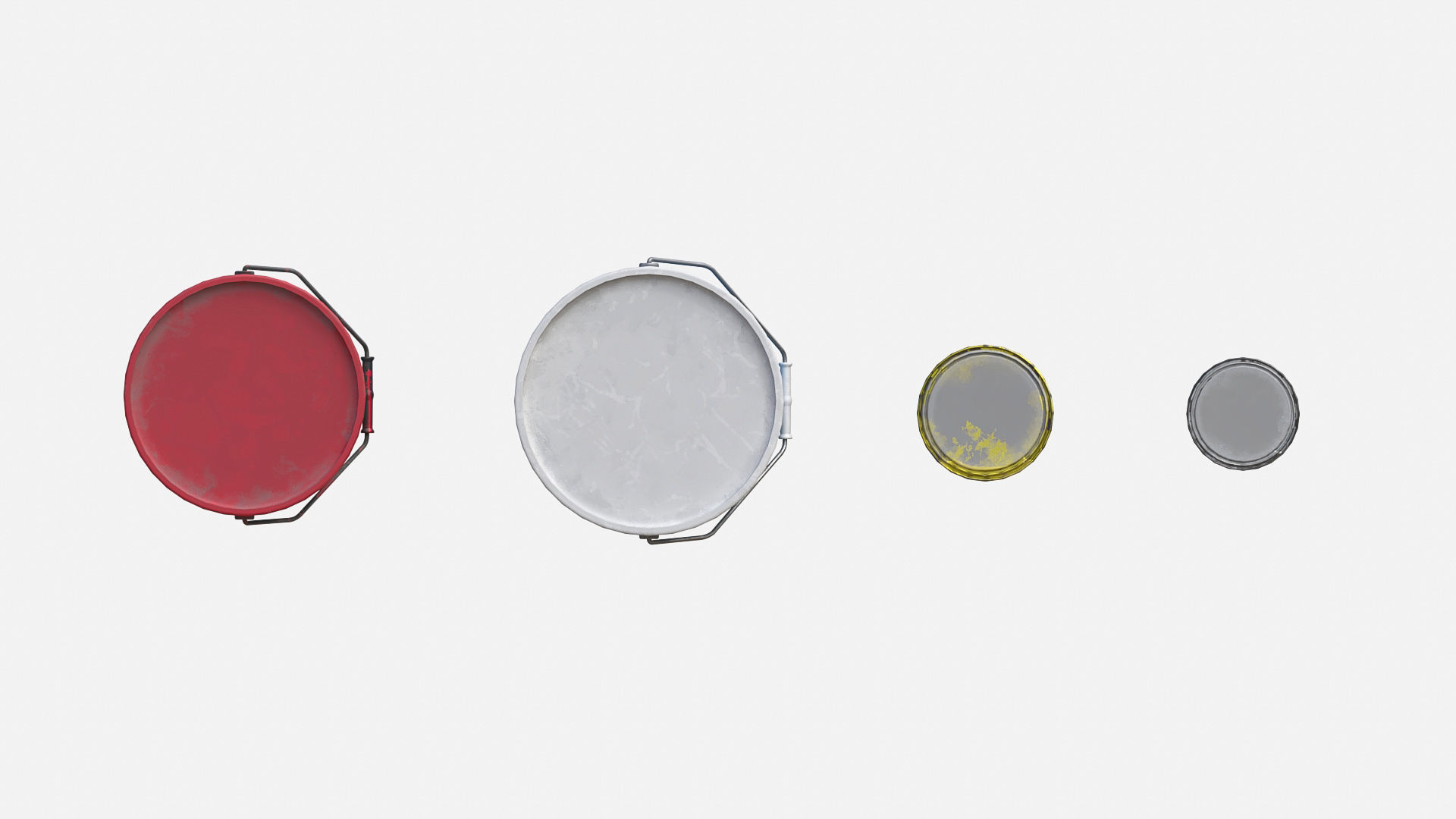 Paint cans  Low-poly 3D model_7