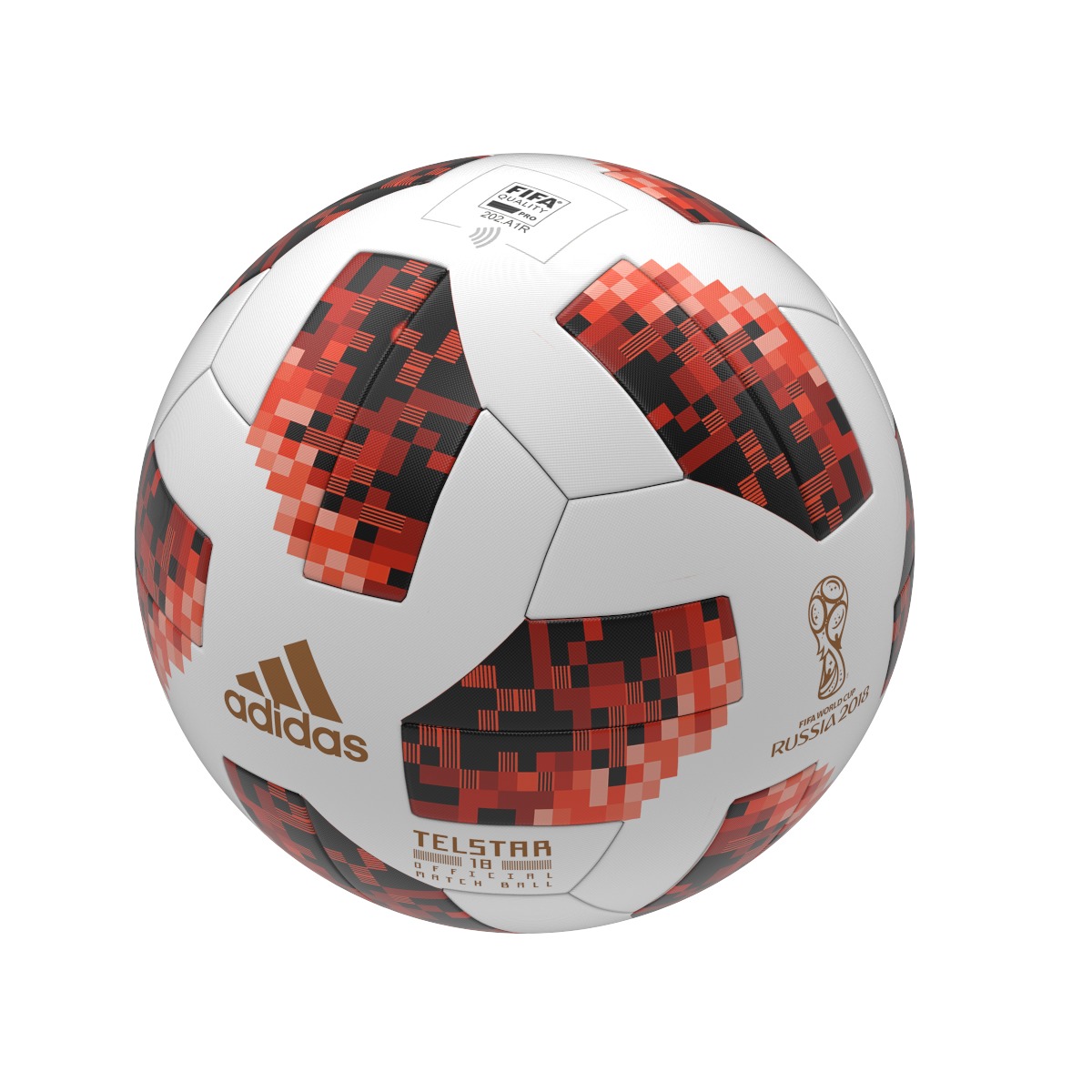 Telstar Soccer Ball 3D model_1