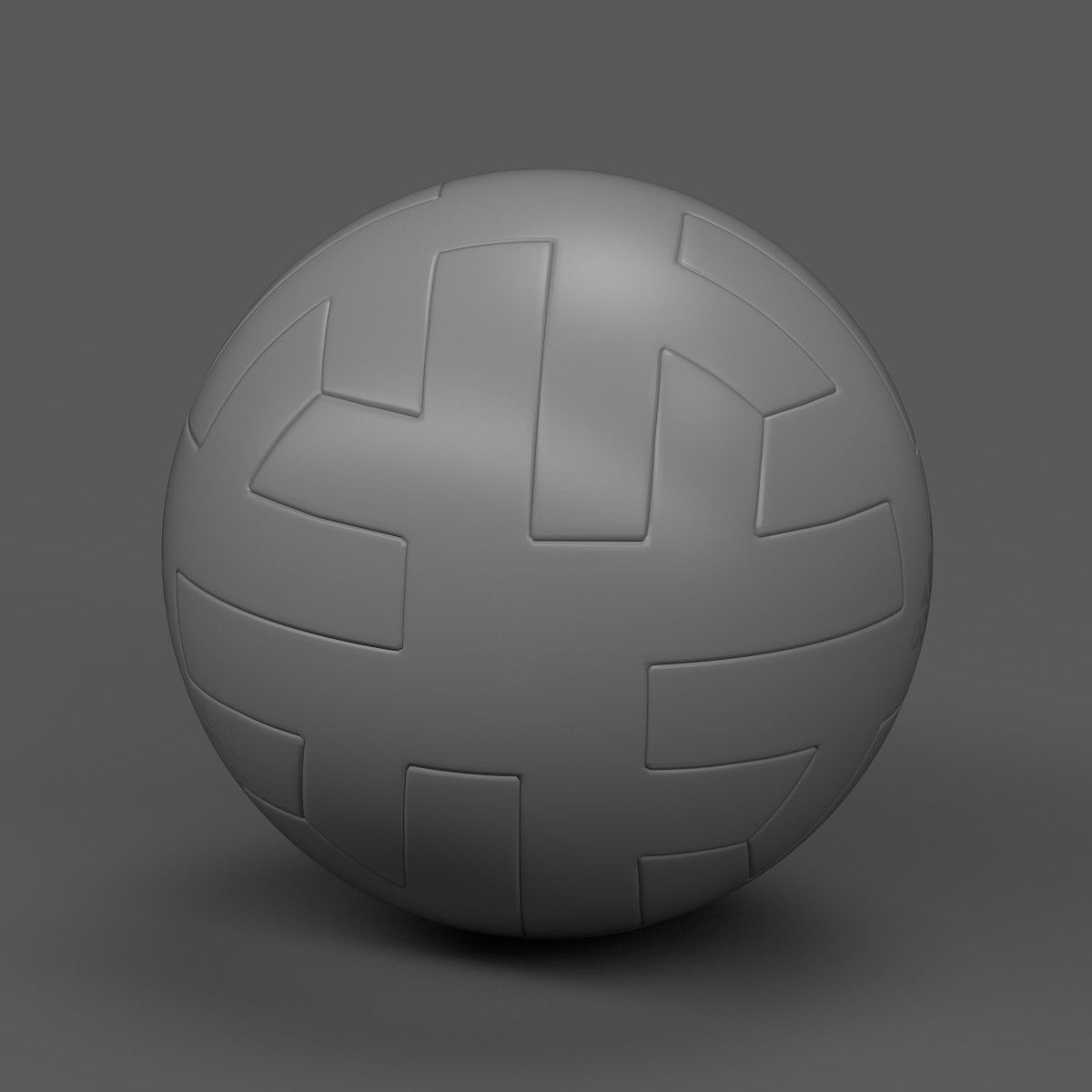 Telstar Soccer Ball 3D model_7