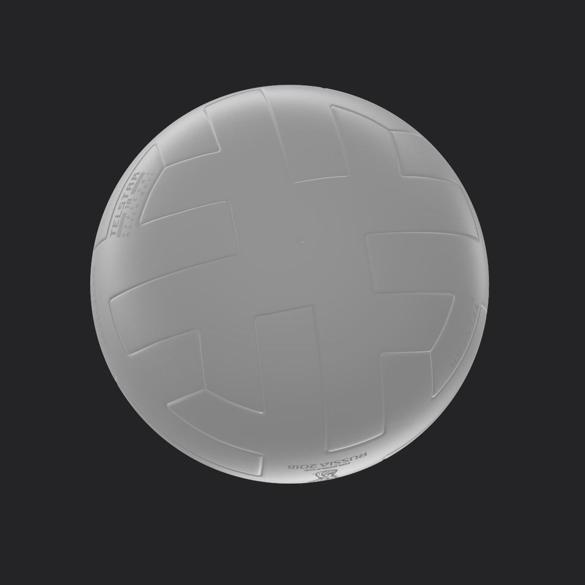 Telstar Soccer Ball 3D model_12