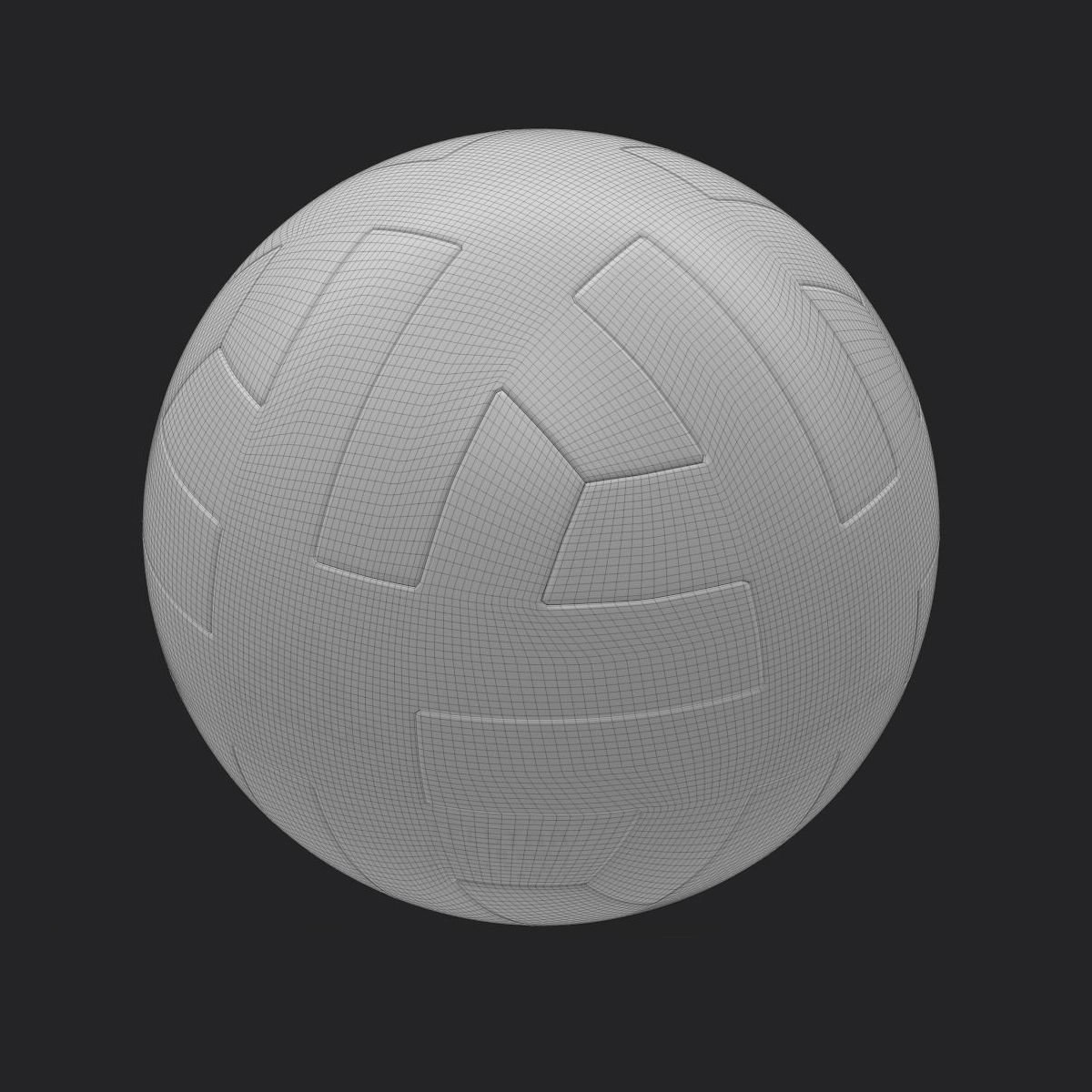Telstar Soccer Ball 3D model_5