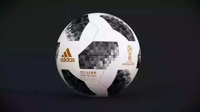 Telstar Soccer Ball 3D model
