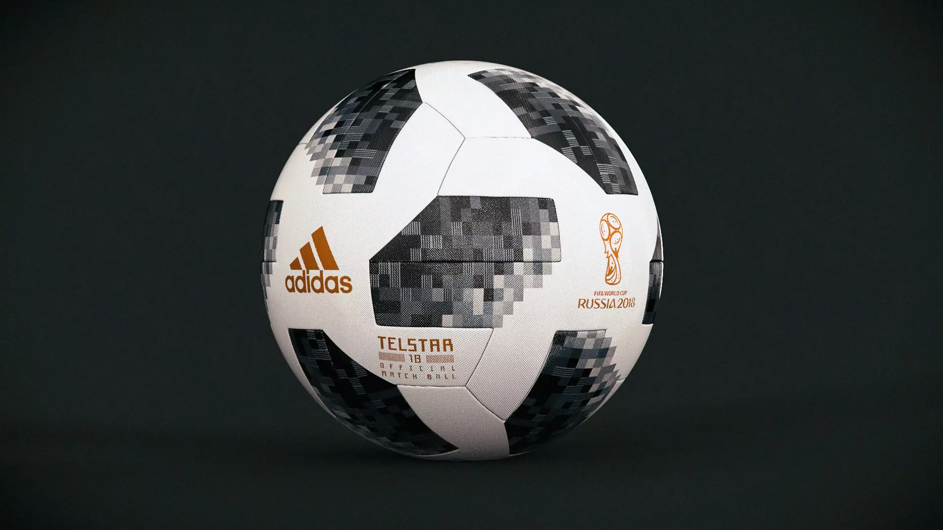 Telstar Soccer Ball 3D model_0