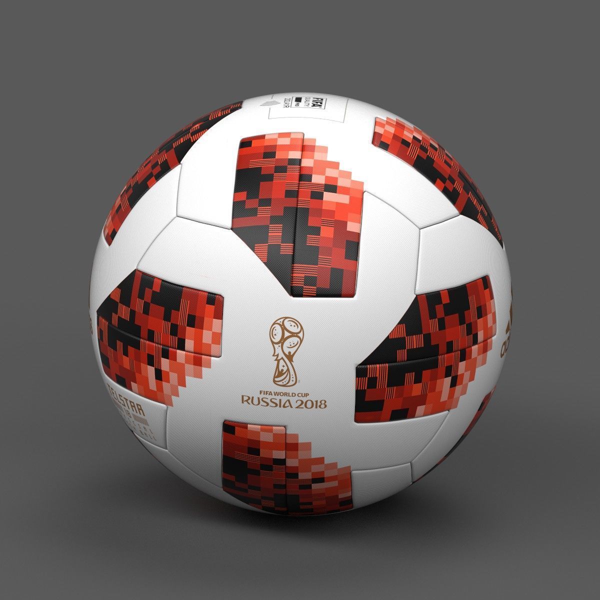Telstar Soccer Ball 3D model_6