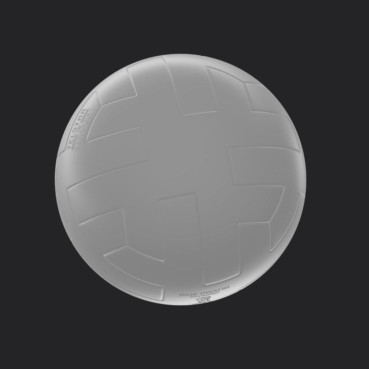 Telstar Soccer Ball 3D model_11