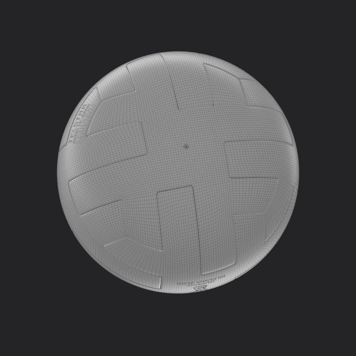 Telstar Soccer Ball 3D model_13