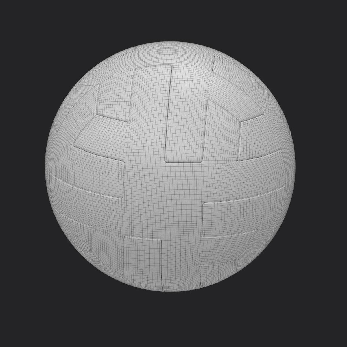 Telstar Soccer Ball 3D model_9