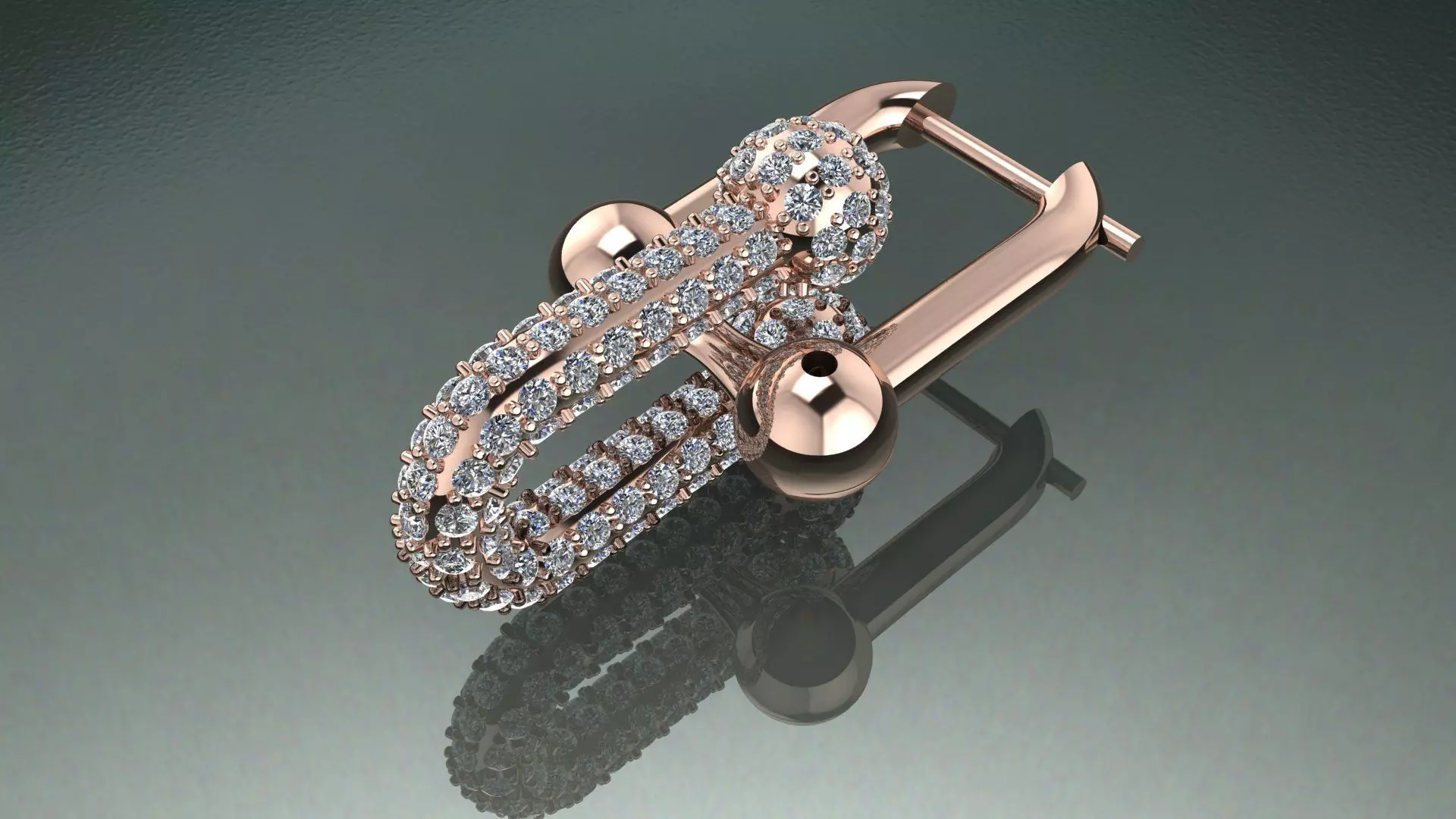 Earring TIFFANY 3D print model 3D print model 3D print model