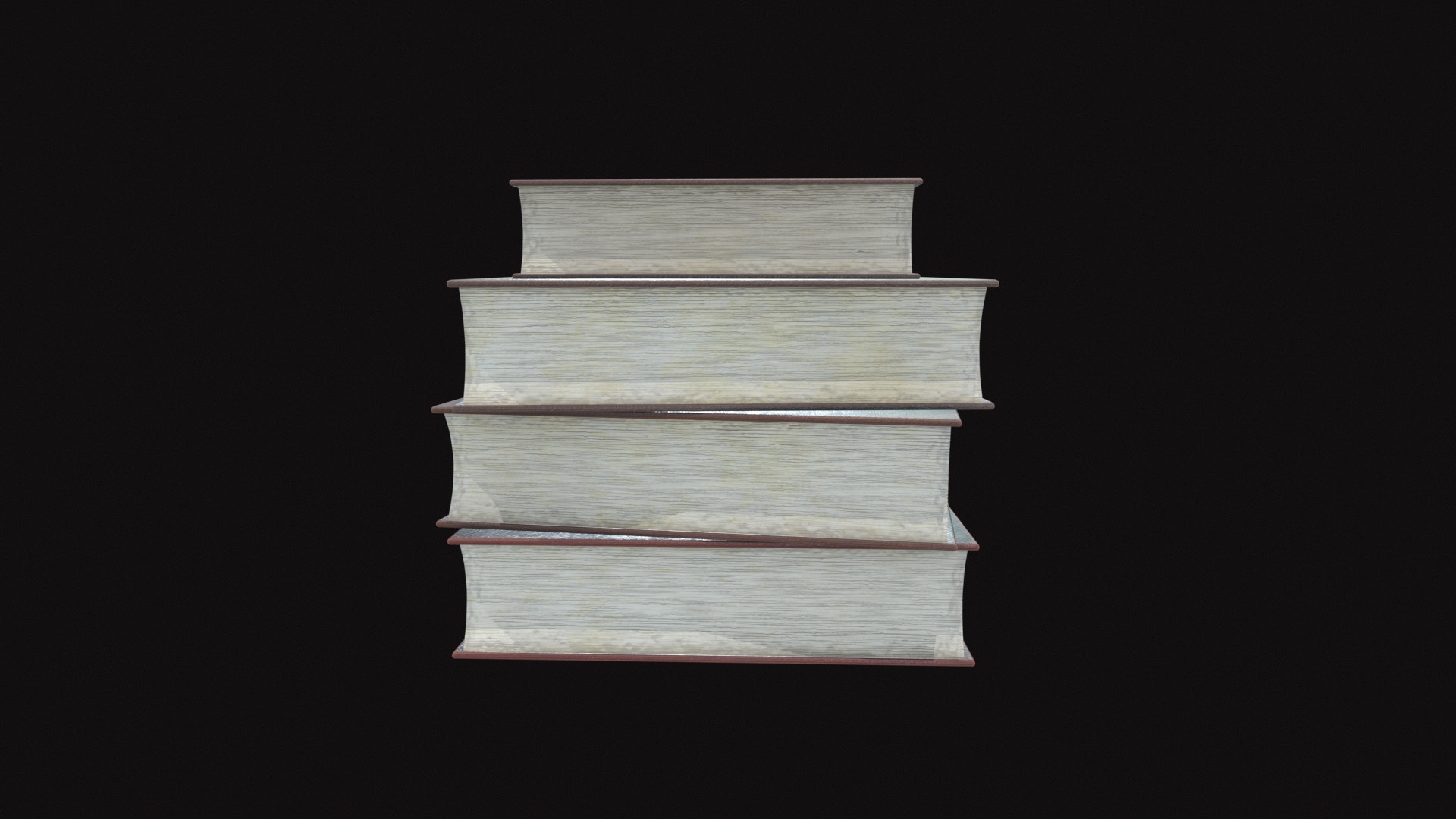 Medieval Book V02 Low-poly 3D model_7