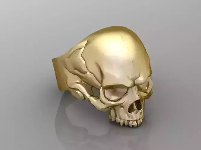 Skull Ring For Free Print