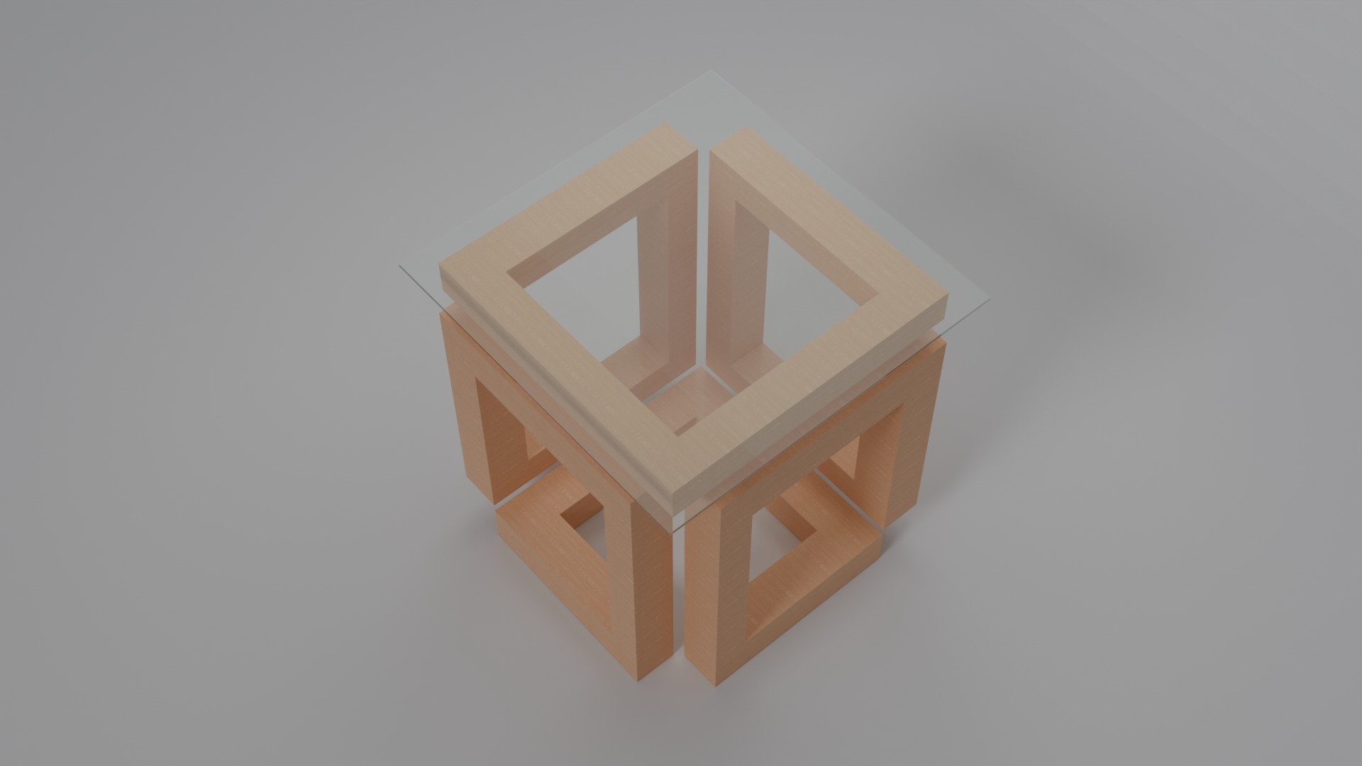 3D table model 3D model_3