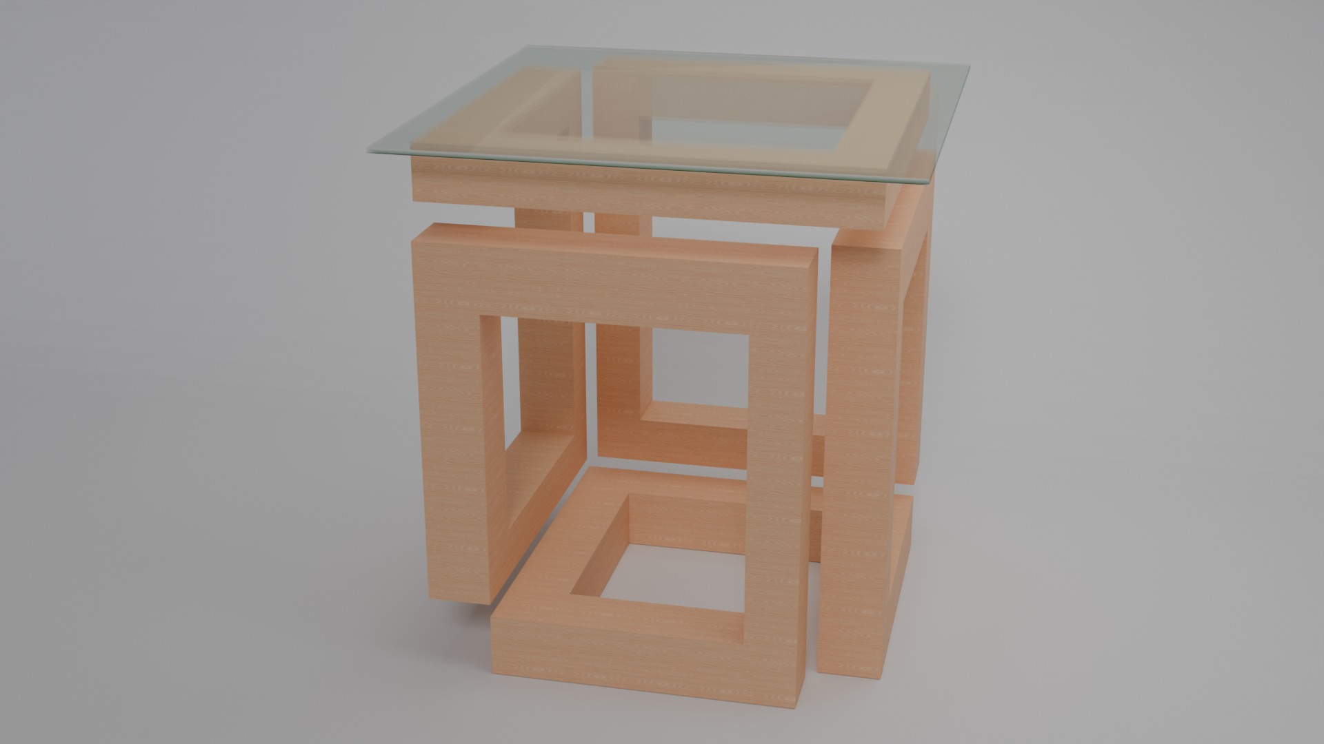 3D table model 3D model_1