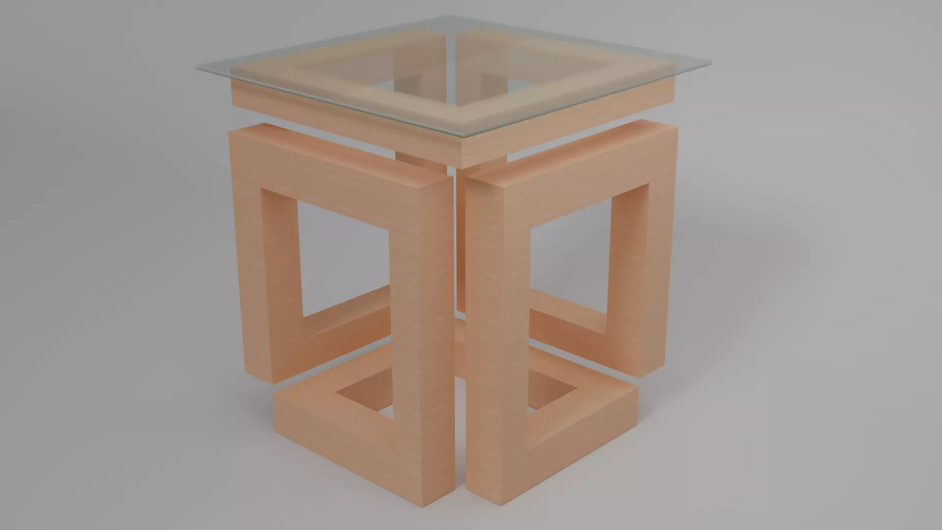 3D table model 3D model_0