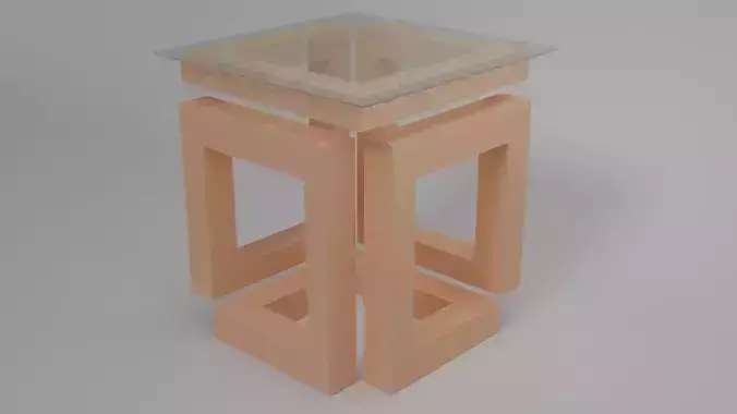 3D table model