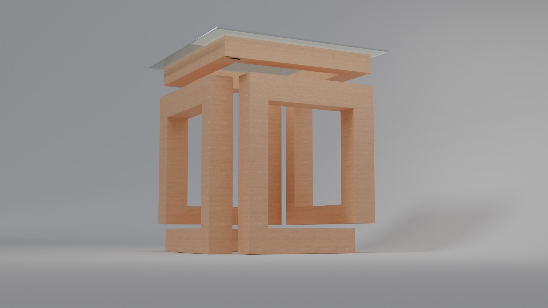 3D table model 3D model_2